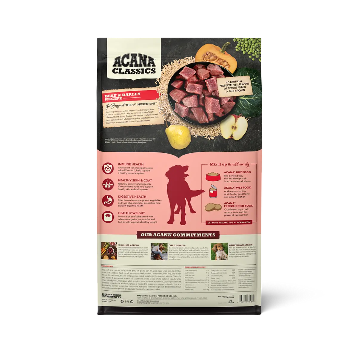 ACANA Dog Classics Beef & Barley Recipe Pet Food Experts