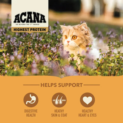 ACANA Meadowlands Chicken Turkey Fish & Cage-Free Eggs Grain-Free Dry Cat Food Pet Food Experts