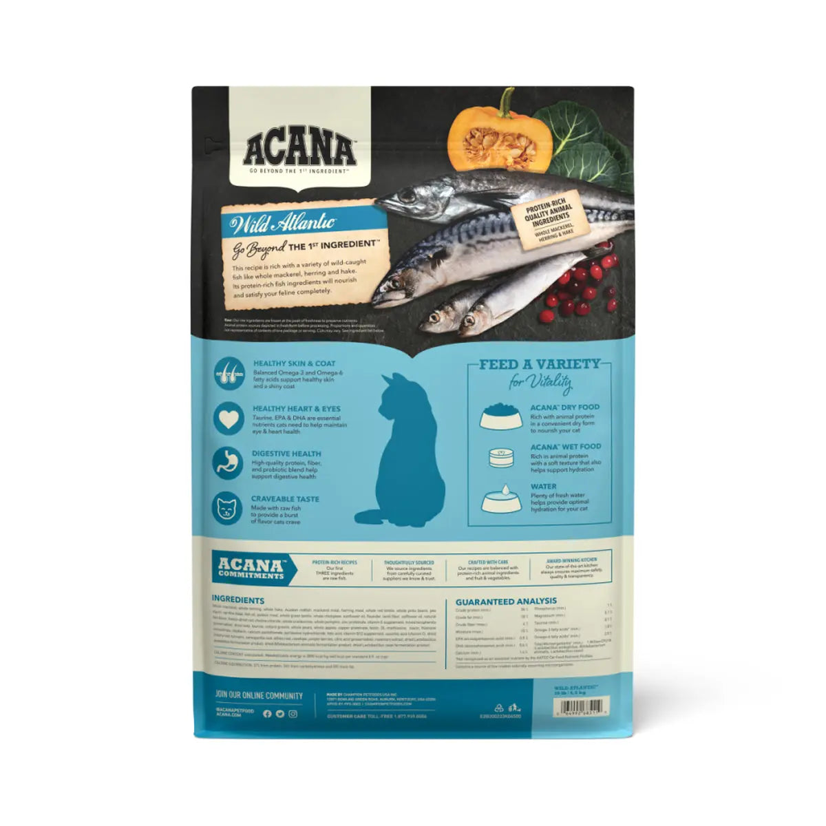 ACANA Wild Atlantic Saltwater Fish with Freeze-Dried Liver Grain-Free Dry Cat Food Pet Food Experts