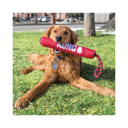 Kong Signature Squeak Stick w/Rope Med.