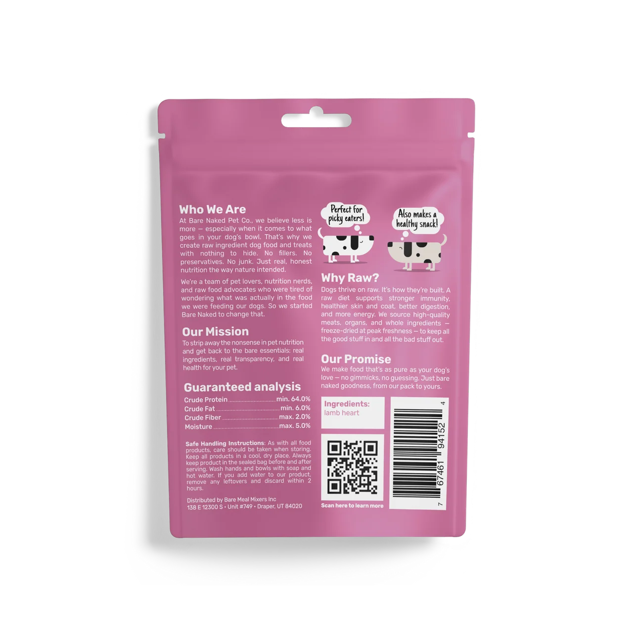 Freeze-Dried Raw Treats by Bare Naked Bare Meal Mixers