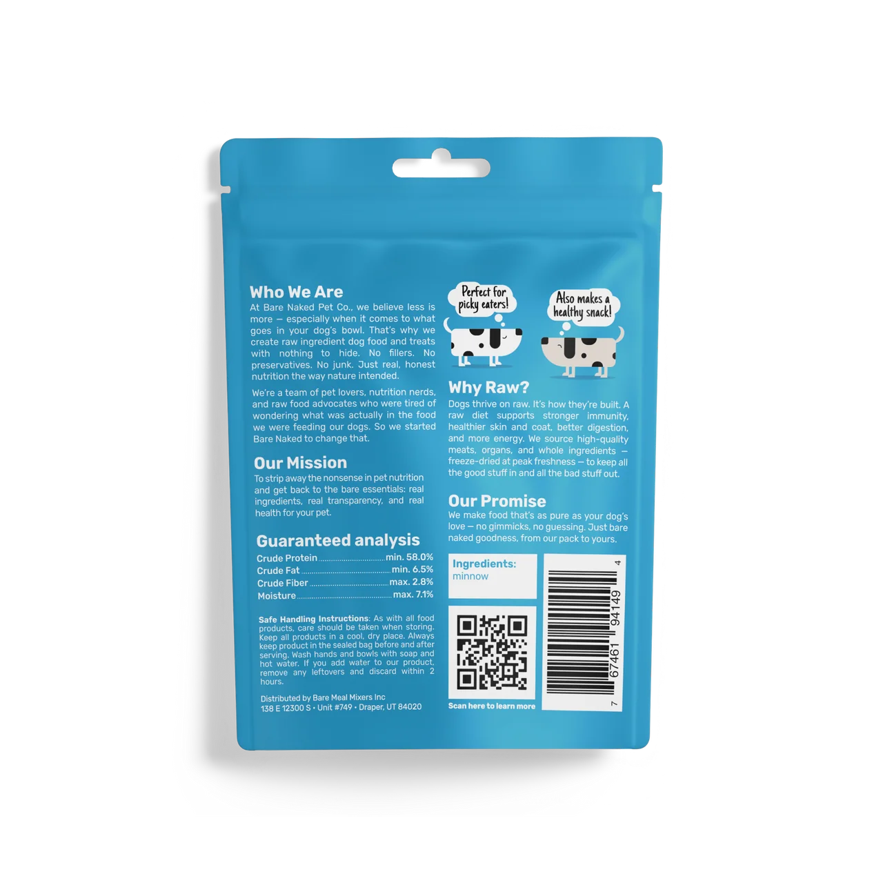 Freeze-Dried Raw Treats by Bare Naked Bare Meal Mixers