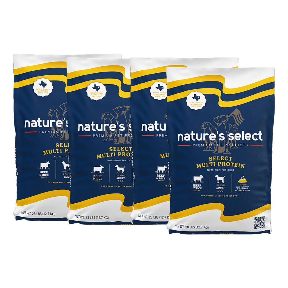 Nature's Select Multi Protein Beef & Rice Recipe, Dry Dog Food for Adults