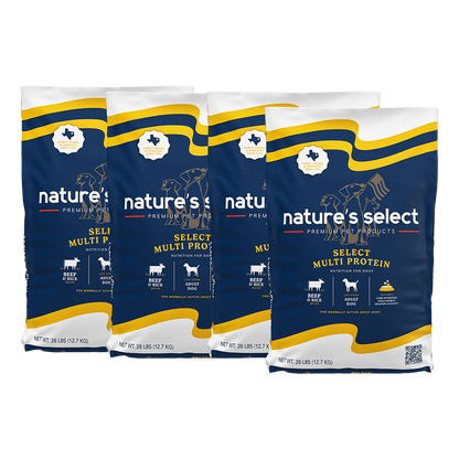 Nature's Select Multi Protein Beef & Rice Recipe, Dry Dog Food for Adults