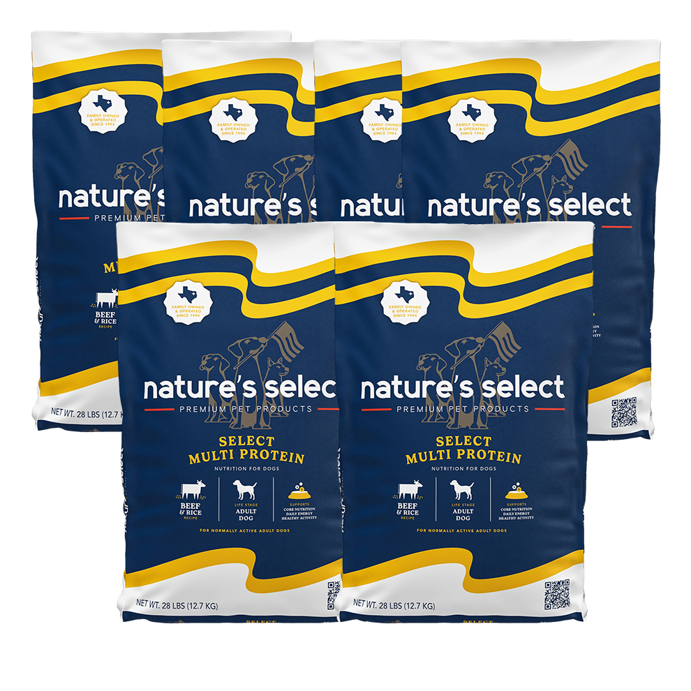 Nature's Select Multi Protein Beef & Rice Recipe, Dry Dog Food for Adults