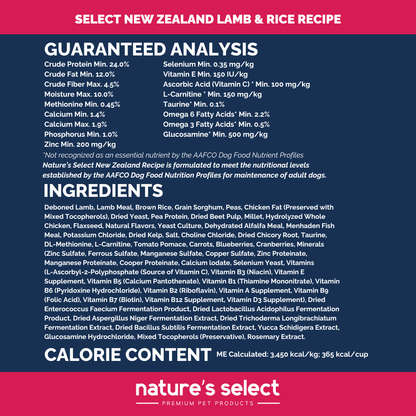 Adopter Special New Zealand Lamb & Rice Recipe