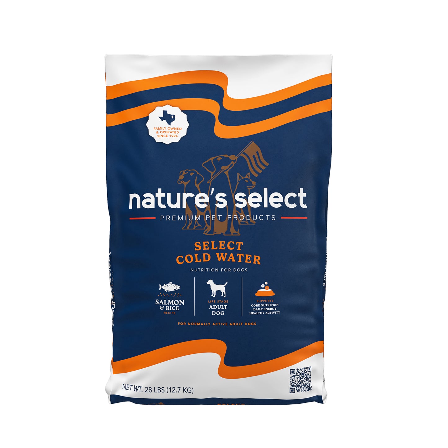 Nature's Select Cold Water Salmon & Rice Recipe, Dry Dog Food for Adults