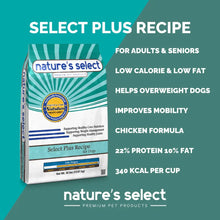 Select Plus Recipe - Chicken & Rice w/ Glucosamine Nature's Select US