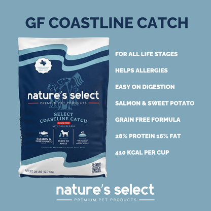 Nature's Select Coastline Catch Recipe - Grain Free Fish, Dry Dog Food for Adults Nature's Select US