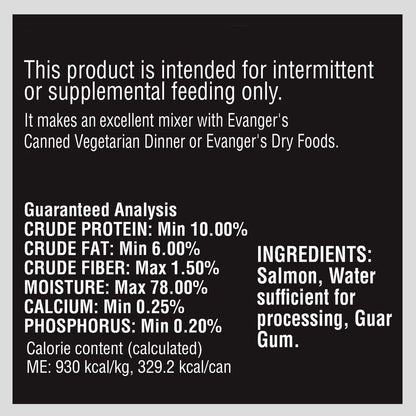 Evanger's Grain-Free Salmon Canned Dog & Cat Food Garver