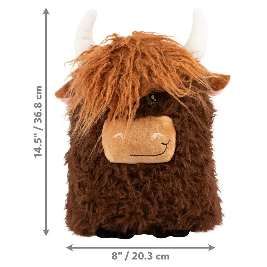 KONG Comfort Highland Cow Dog Toy Assorted, 1ea/XL Kong