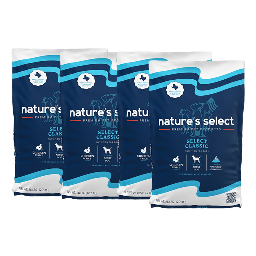 Nature's Select Classic Chicken & Rice Recipe, Dry Dog Food for Adults