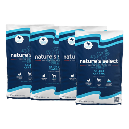 Nature's Select Classic Chicken & Rice Recipe, Dry Dog Food for Adults