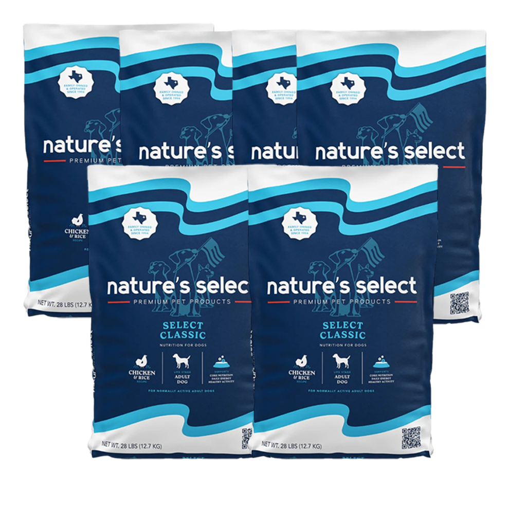 Nature's Select Classic Chicken & Rice Recipe, Dry Dog Food for Adults