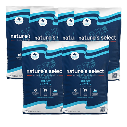 Nature's Select Classic Chicken & Rice Recipe, Dry Dog Food for Adults