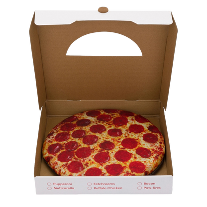 10" Pizza Squeaky Dog Toy