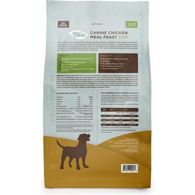 Nature's Logic 100% Natural Canine Chicken Meal Feast All Life Stages Dry Dog Food, 25-lb bag slide 3 of 9