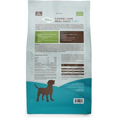 Nature's Logic 100% Natural Canine Lamb Meal Feast All Life Stages Dry Dog Food, 25-lb bag slide 3 of 9