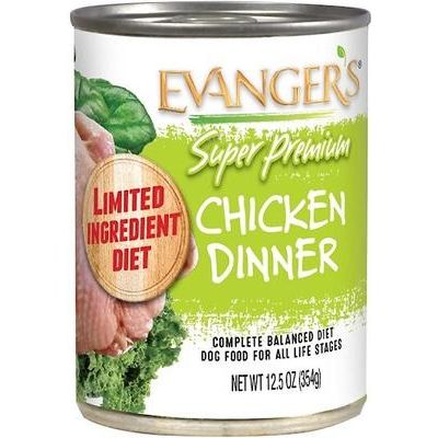 Evanger's Super Premium Chicken Dinner Grain-Free Canned Dog Food Garver