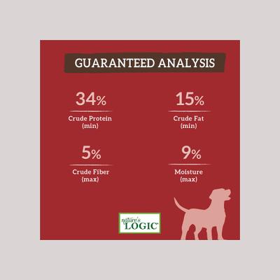 Nature's Logic 100% Natural Canine Beef Meal Feast All Life Stages Dry Dog Food, 4.4-lb bag slide 8 of 11