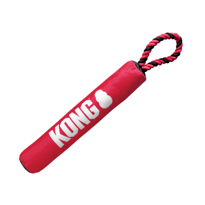 Kong Signature Squeak Stick w/Rope Med.