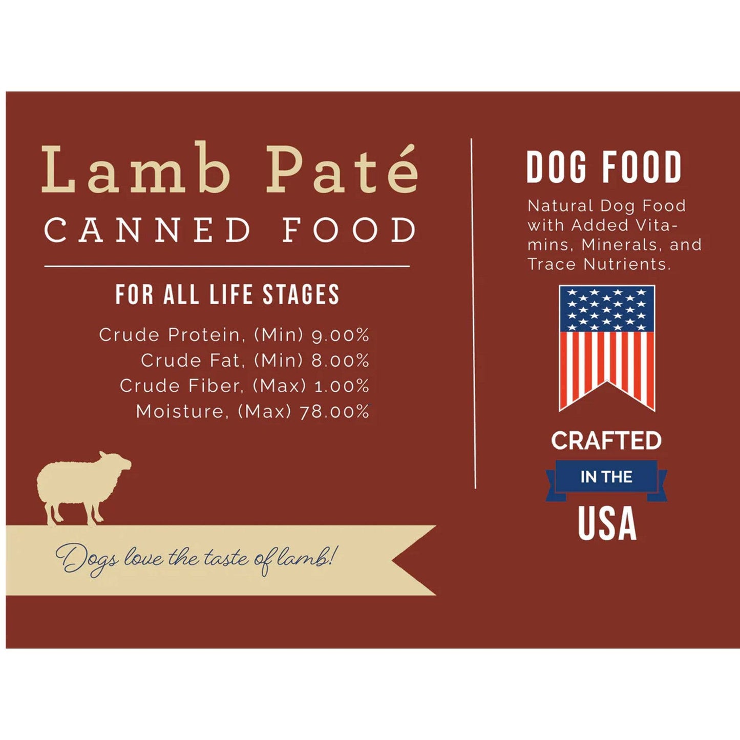 Nature's Select - Lamb & Rice Formula Paté