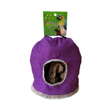 A & E Cages Happy Beaks Snuggle Sack Bird Hut Assorted  1ea/XL A & E Cages